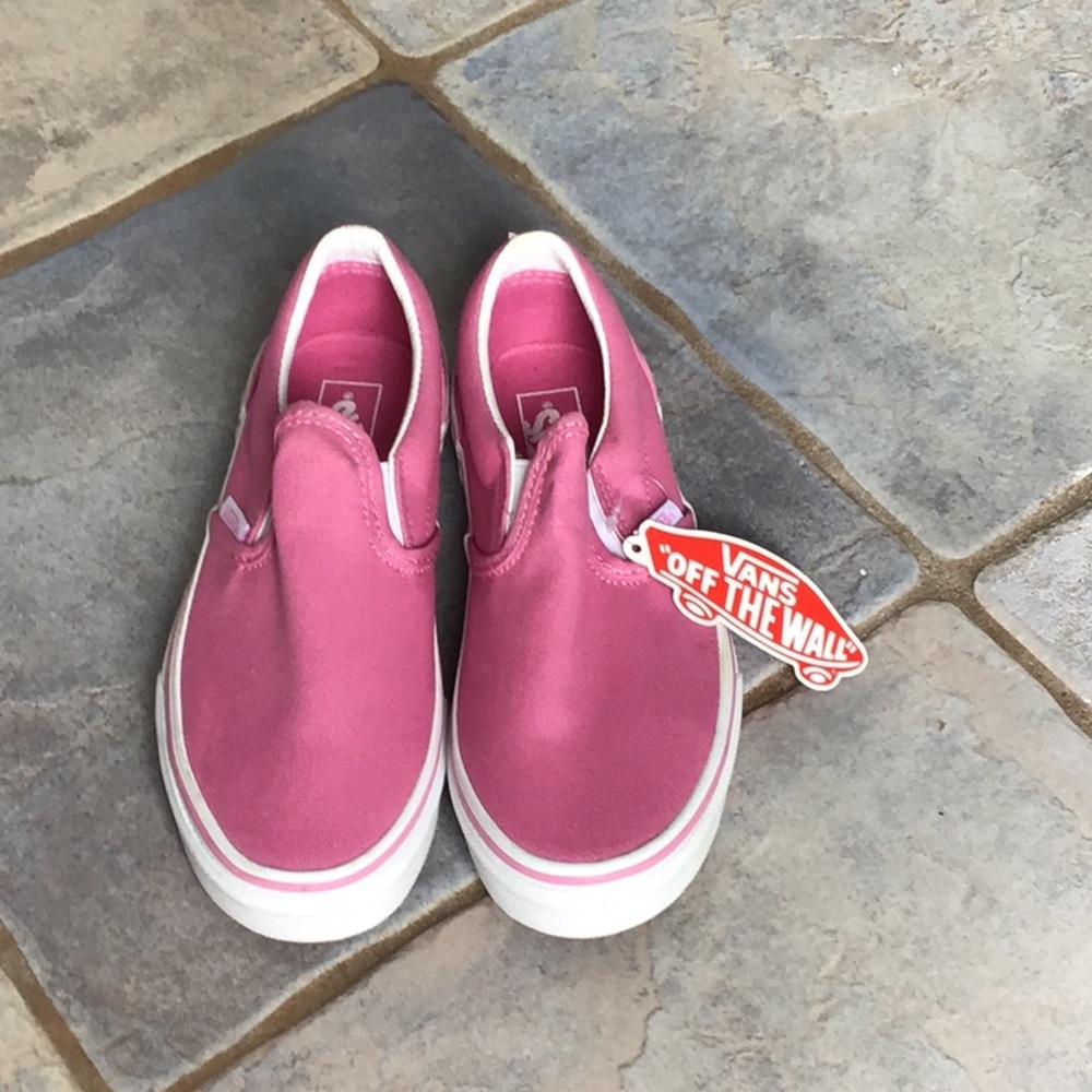 Pink vans slip ins